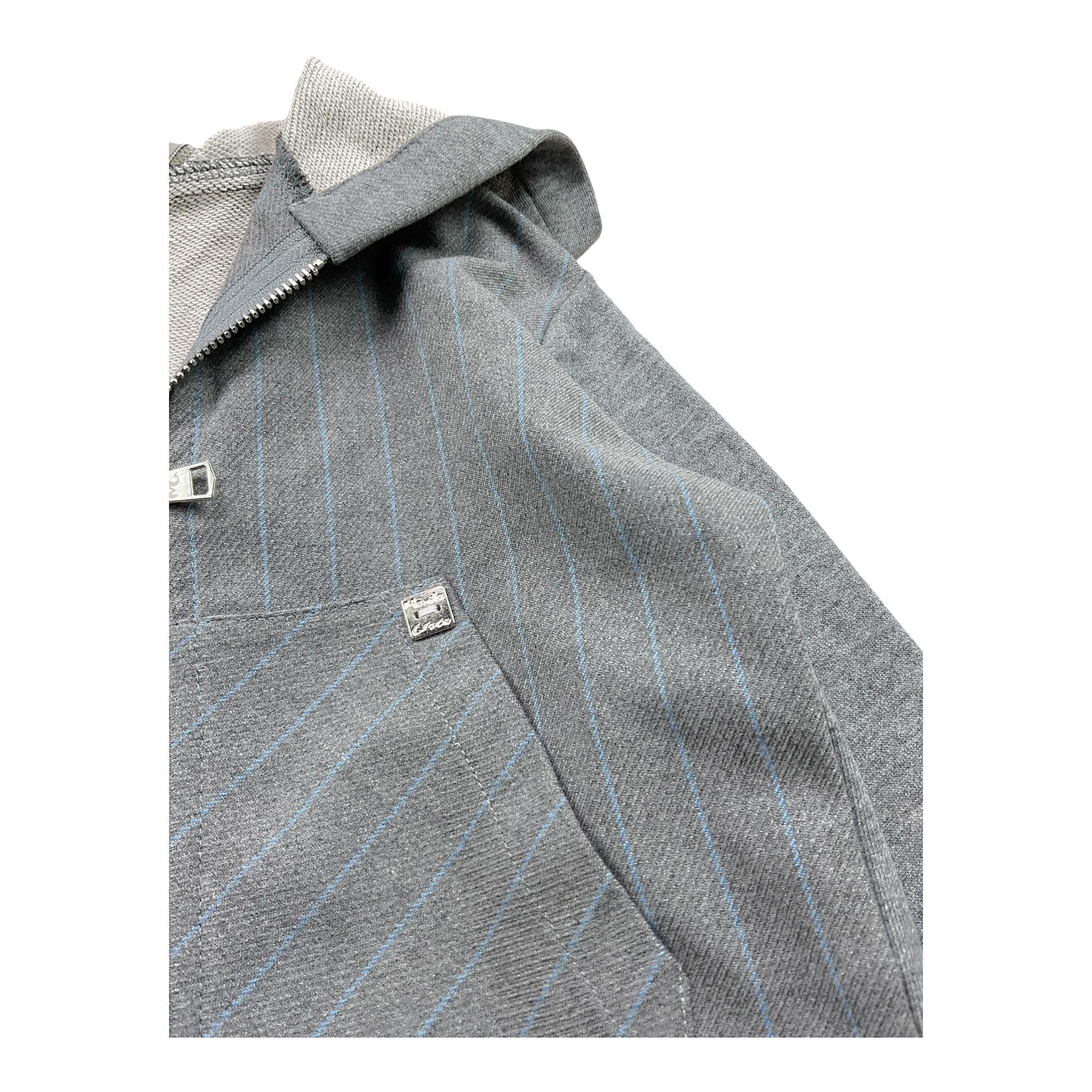 MANILA GRACE felpa tinta unita con cappuccio e zip Grigio per Bambina MFBF24W225 GRIGIO MANILA GRACE 