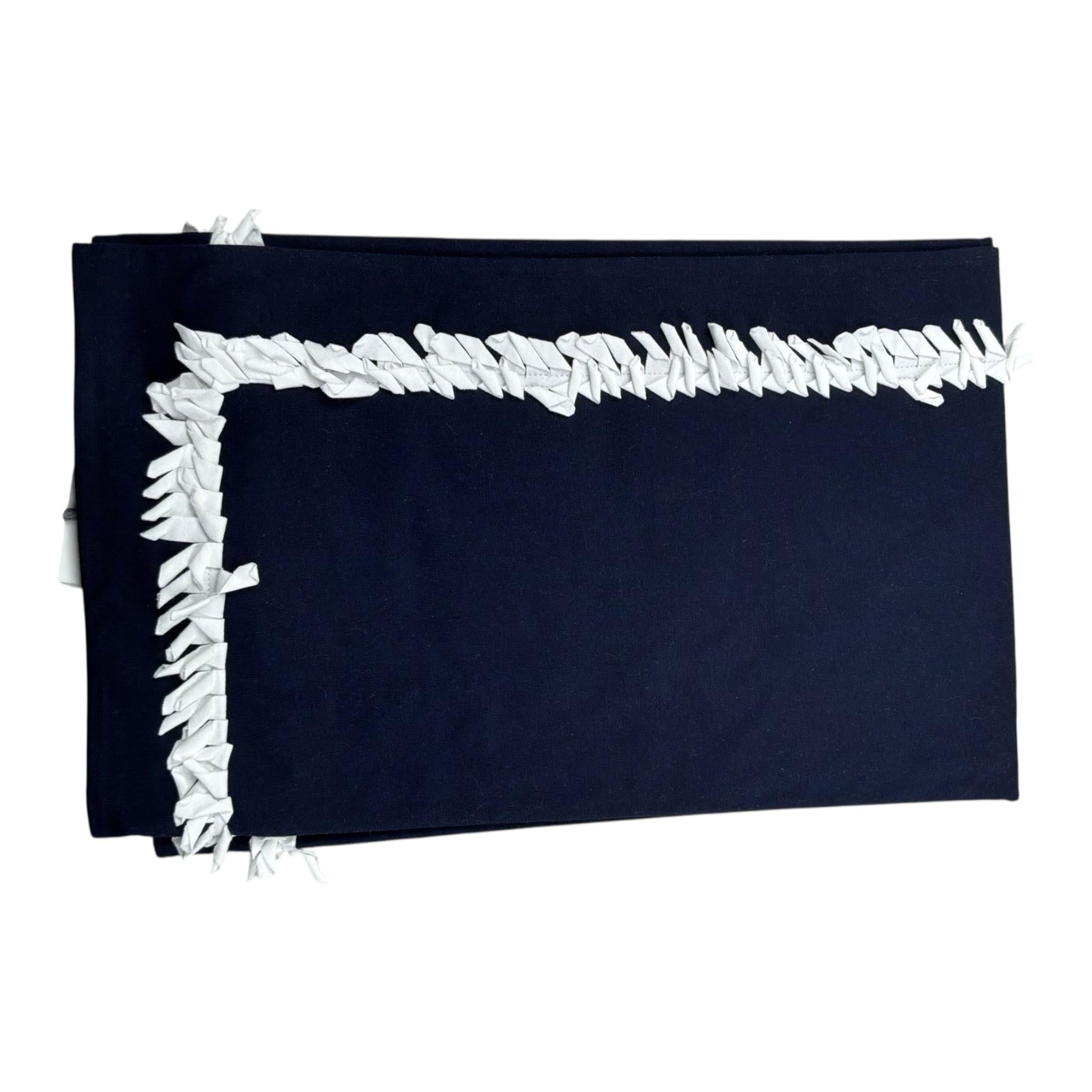 Il Gufo Coperta Tinta Unita con Stampa per Neonata P19OG057M0032 BLU IL GUFO 