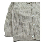 Wedoble Cardigan Tinta Unita con Trafori per Neonato V2506308AO BIEGE WEDOBLE 