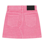 MARC JACOBS gonna in denim tinta unita con loghi Rosa per Bambina W60246 ROSA MARC JACOBS 