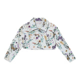 Liu Jo Giubbino Tinta Unita Stampa Fantasia Floreale per Bambina KA5059XX BIANCO LIU JO 