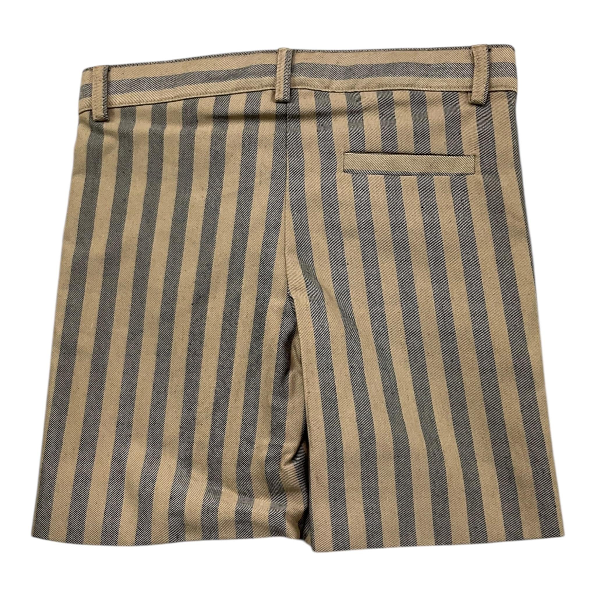 LITTLE BEAR bermuda tinta unita con fantasia a righe Beige per Neonato 7219 BEIGE LITTLE BEAR 