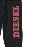 Diesel Pantalone Modello Tuta Tinta Unita con Logo per Bambino J01433 NERO DIESEL 