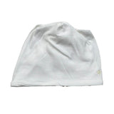 Le Bebe Cappello Tinta Unita con Stampa per Neonata LBG5758 BIANCO LE BEBE 