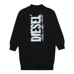 Diesel Abito Tinta Unita Modello Felpa per Bambina J01438 NERO DIESEL 