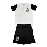 Bikkembergs Completo 2 Pezzi T-Shirt-Bermuda per Bambino BK3227X BIANCO/NERO BiKKEMBERGS 