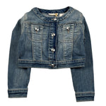 Liu Jo Giubbino In Denim tinta unita Azzurro per Bambina K17010 AZZURRO LIU JO 