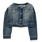 Liu Jo Giubbino In Denim tinta unita Azzurro per Bambina K17010 AZZURRO LIU JO 