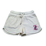 Juicy Couture Short Tinta Unita con Stampa per Bambina JBX6525 PANNA JUICY COUTURE 