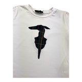 TRUSSARDI t-shirt girocollo tinta unita con logo Bianco per Bambina TGA25067TS BIANCO TRUSSARDI 