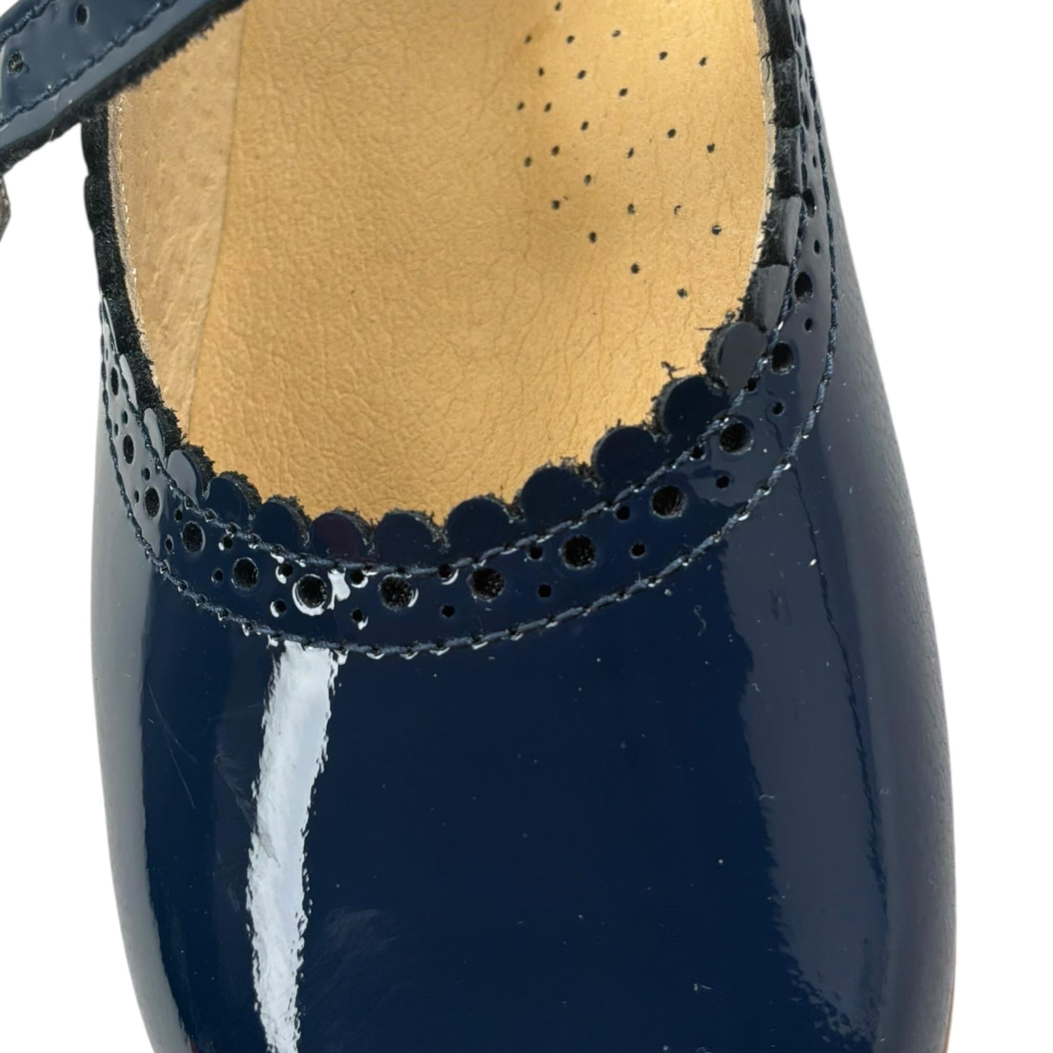 Panyno Sandalo Tinta Unita con Fibia per Bambina B2105 BLU PANYNO 