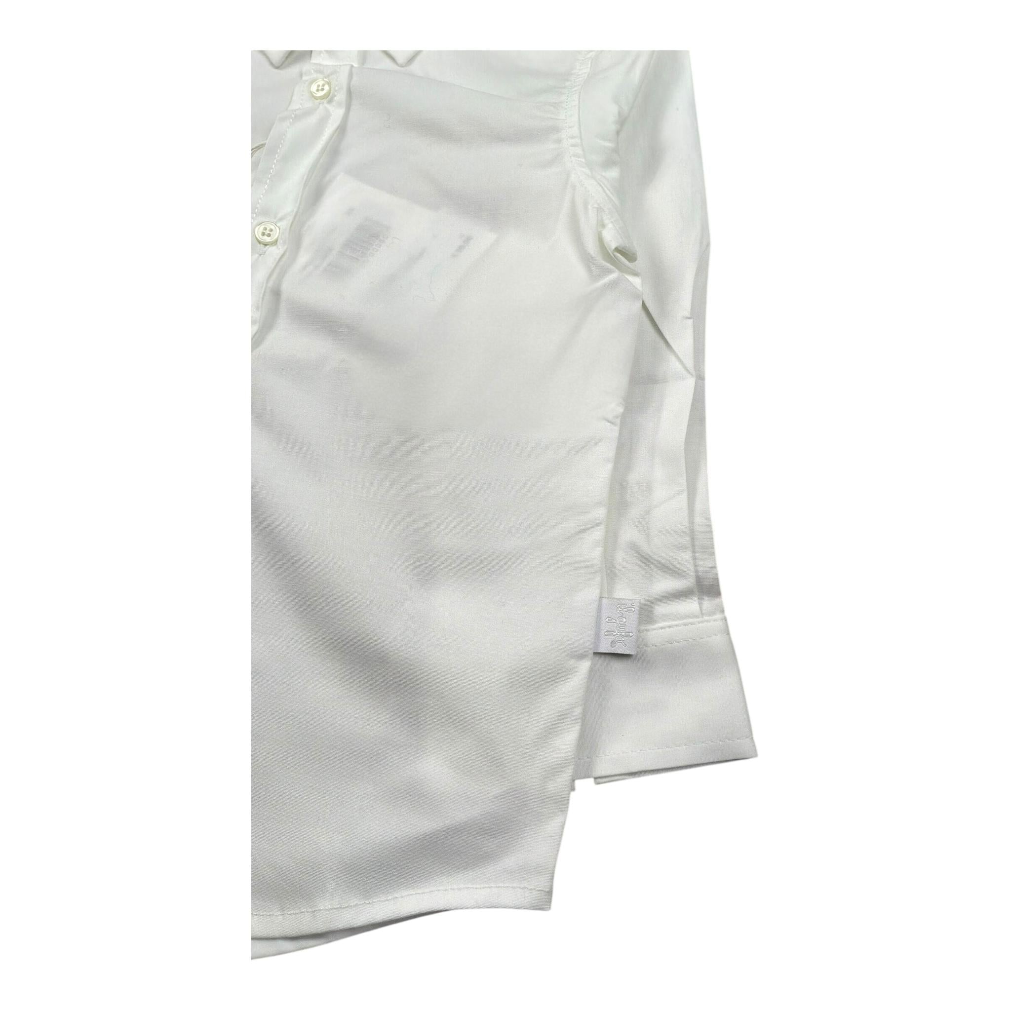 Il Gufo Camicia Manica Lunga Tinta Unita per Neonato COPCL176C0031N BIANCO IL GUFO 