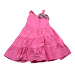 M+E' Abito tinta unita con Applicazione Fiocco Rosa per Bambina UE1709XX ROSA M+E' 