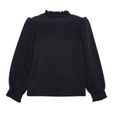 ABEL & LULA shirt tinta unita mezzo collo Nero per Bambina 5672XX NERO ABEL & LULA 