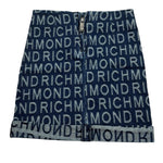 John Richmond Gonna In Denim Tinta Unita Logata per Bambina RGP25121GO BLU JOHN RICHMOND 