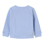 Stella Mccartney Felpa Girocollo Tinta Unita con Stampa per Neonata TW4A10 AZZURRO STELLA McCARTNEY 