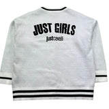 Just Cavalli Cardigan Tinta Unira con Logo per Bambina JGP26168CD BIANCO JUST CAVALLI 