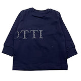 CESARE PACIOTTI shirt girocollo tinta unita con stampa Blu per Neonato TSP5375BX BLU CESARE PACIOTTI 