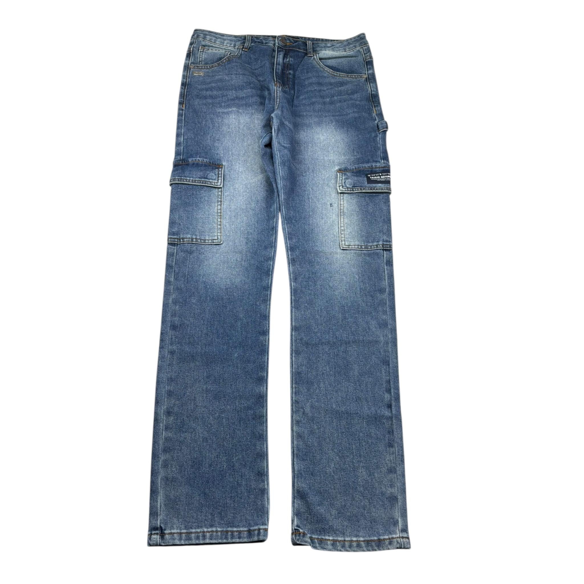 Daniele Alessandrini Jeans Tinta Unita con Tasconi per Bambino 1235PD00254 BLU DANIELE ALESSANDRINI 