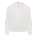 Saint Barth Felpa Girocollo Tinta Unita con Stampa per Bambino BOBB001 BIANCO SAINT BARTH 