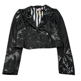 Aniye By Girl Giacca Paillettata tinta unita Nero per Bambina 032464 NERO ANIYE BY GIRL 
