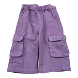 Diesel Jeans Tinta Unita Modello Cargo per Neonata K00603X VIOLA DIESEL 
