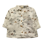 WEDOBLE camicia manica lunga tinta unita cn stampe in contrasto Bianco per Neonato I2404914 BIANCO WEDOBLE 