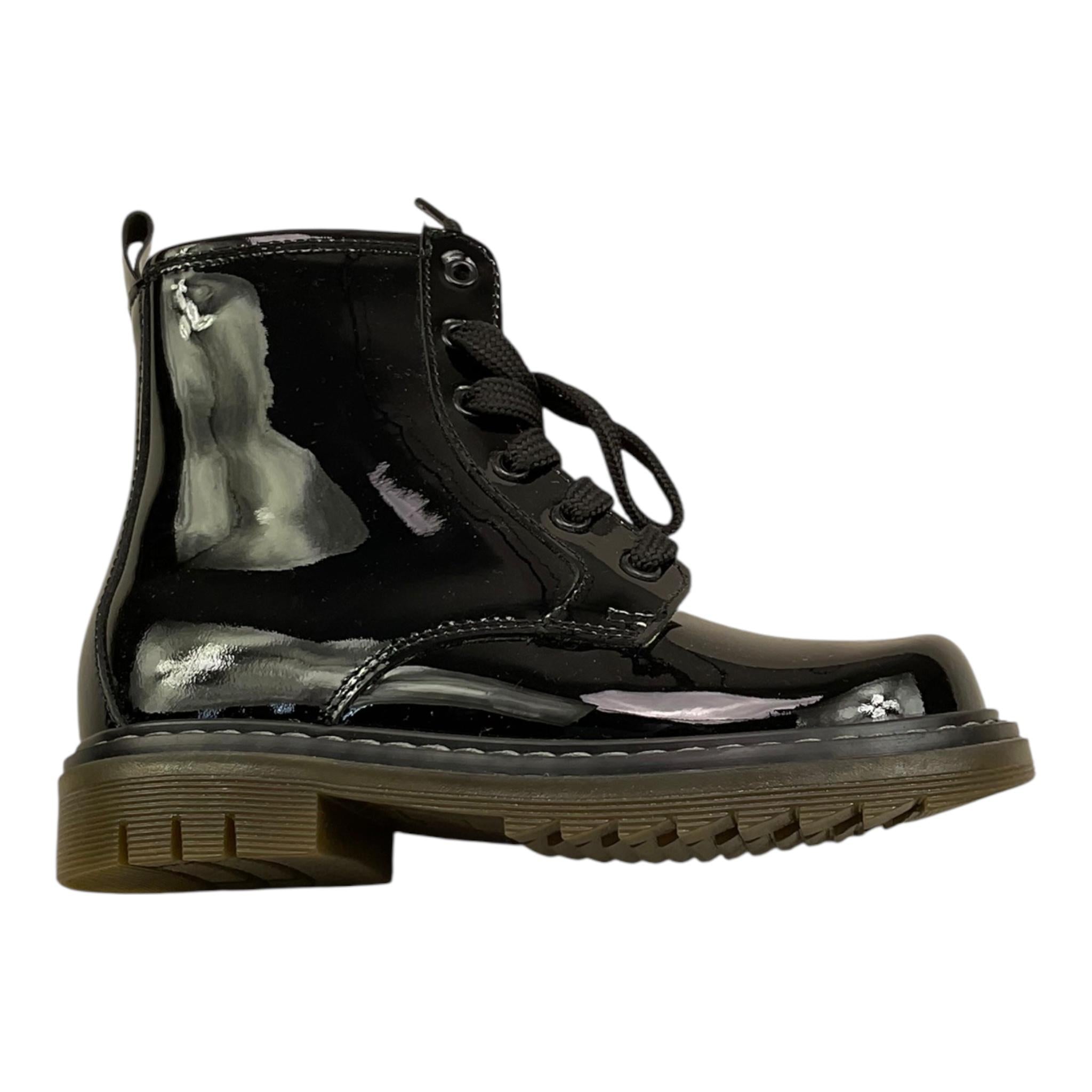 PANYNO stivali tinta unita lucidi Nero per Bambina E2750 NERO PANYNO 