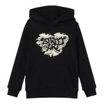 NAME.IT felpa chiusa con cappuccio tinta unita con stampa Nero per Bambino 13232823 NERO NAME.IT 