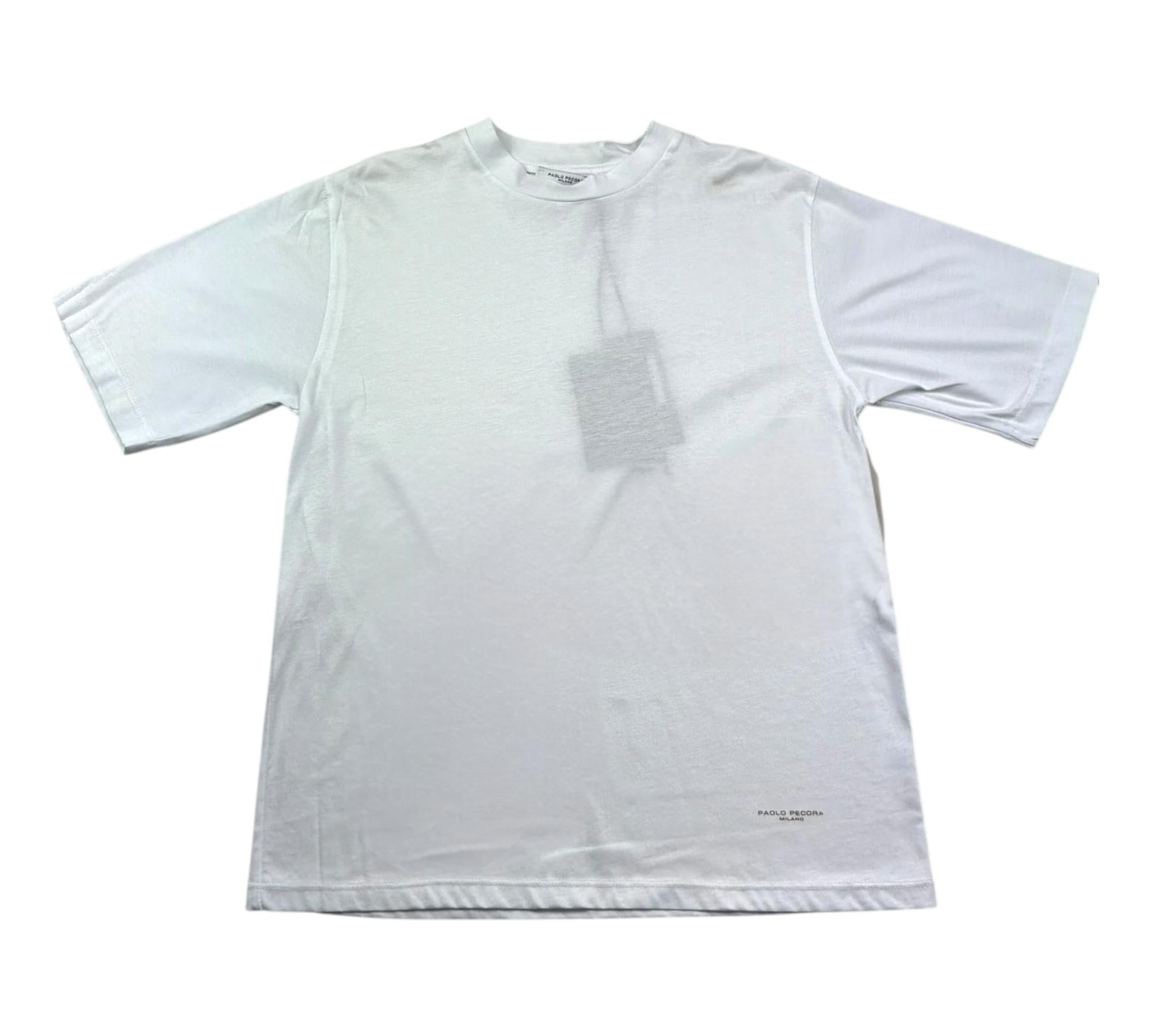 Paolo Pecora T-Shirt Girocollo Tinta Unita per Bambino PP4231 BIANCO PAOLO PECORA 