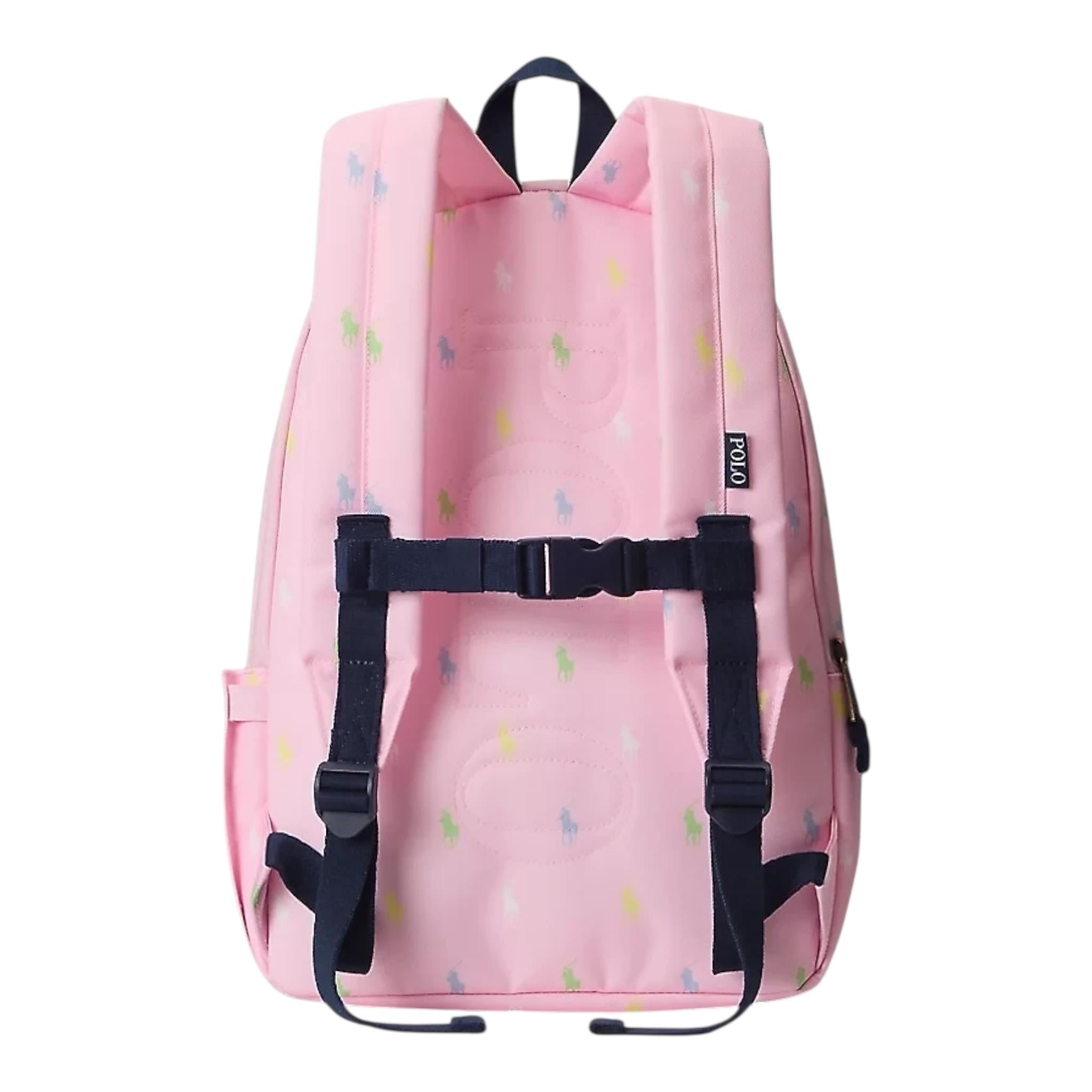 Ralph Lauren Zaino Tinta Unita con Logo per Bambina 9AR0488 ROSA RALPH LAUREN 