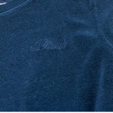 Saint Barth Felpa Girocollo Tinta Unita per Bambino 00145LLL BLU SAINT BARTH 