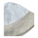 La Stupenderia Cappello Bicolore Modello Pescatore per Neonato TBCP53 BIANCO/BEIGE LA STUPENDERIA 