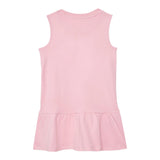 Guess Abito Giromanica Tinta Unita con Logo per Bambina K4RK23KA6W4 ROSA GUESS 