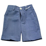 Manuel & Frank Bermuda Tinta Unita con Elastico In Vita per Neonato MF2416I AZZURRO MANUEL & FRANK 