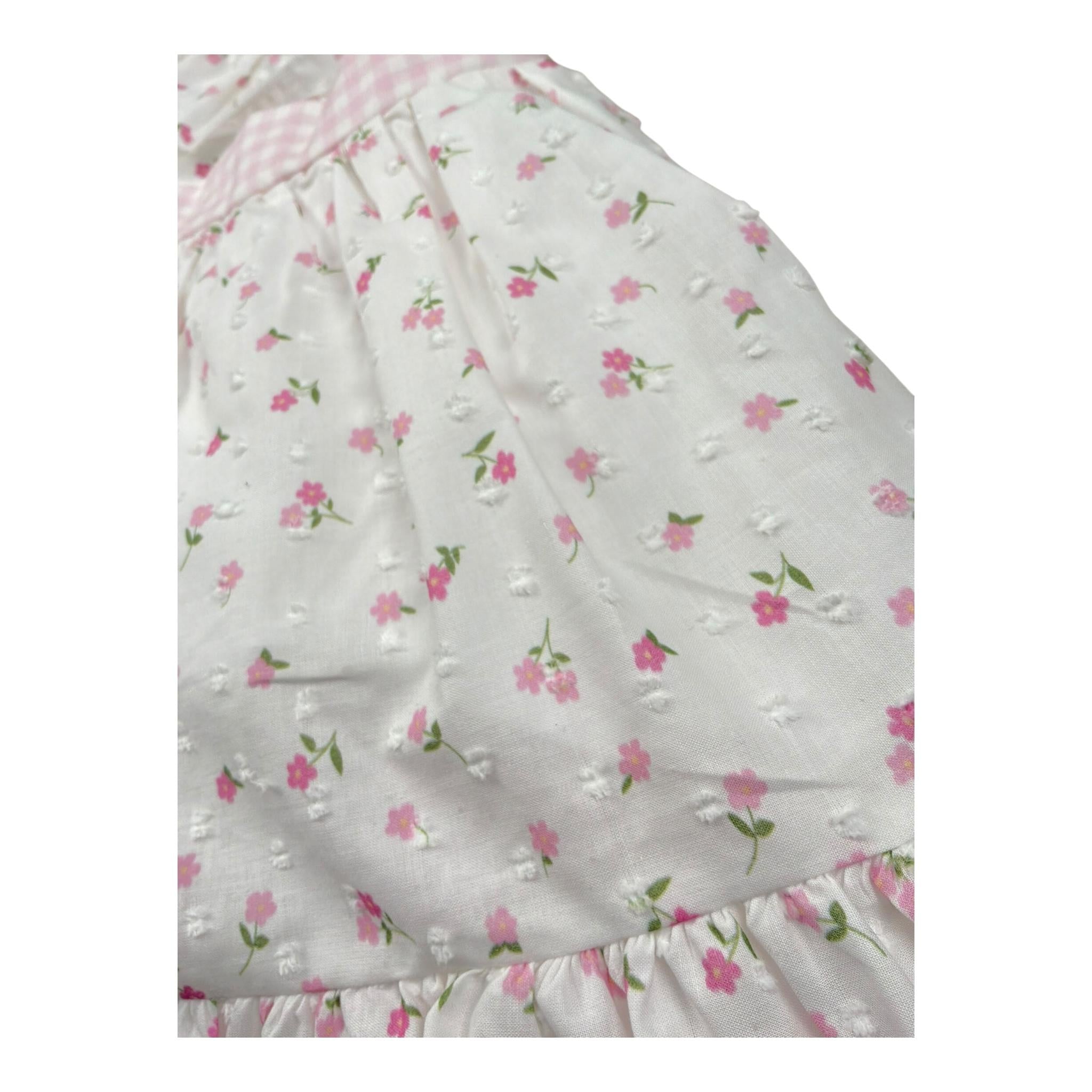 La Stupenderia Abito Giromanica Tinta Unita per Neonata TJAB78X BIANCO LA STUPENDERIA 