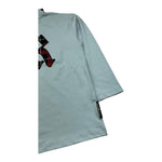 JOHN RICHMOND shirt girocollo tinta unita con stampa in contrasto Azzurro per Bambino RBA25156TS AZZURRO JOHN RICHMOND 