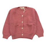 Babe & Tess Cardigan Tinta Unita con Bottoni per Neonata 59518157 ROSA BABE & TESS 