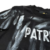 Patriot T-Shirt Girocollo tinta unita con Stampa Nero per Bambino 00714 NERO PATRIOT 