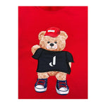 Jeckerson T-Shirt Girocollo Tinta Unita con Stampa per Bambino JB4020 ROSSO JECKERSON 