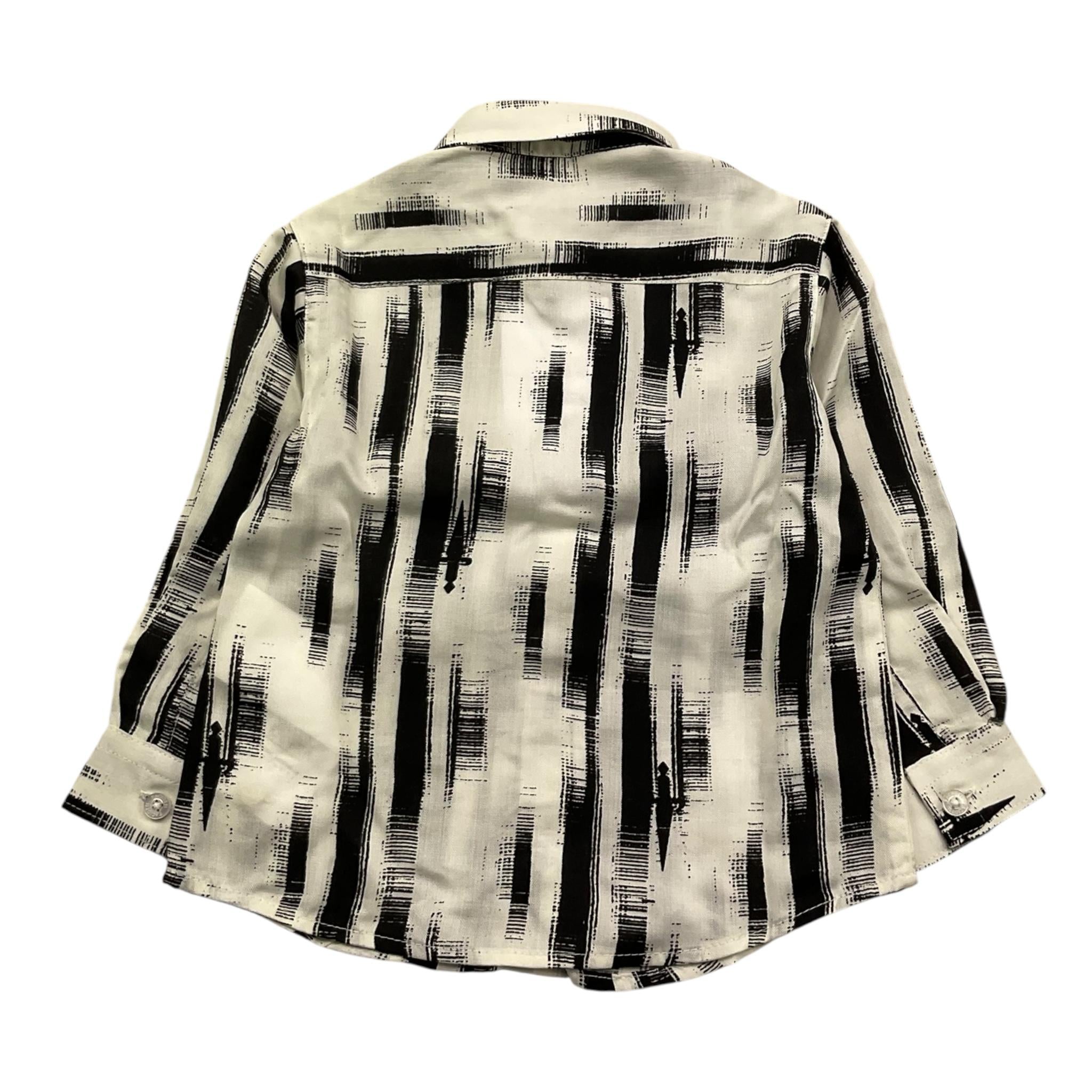 Cesare Paciotti Camicia Manica Lunga Bicolore per Neonato CMP5163B PANNA CESARE PACIOTTI 