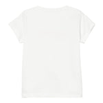 Liu Jo T-Shirt Girocollo Tinta Unita con Brillantini per Neonata KA5081NX BIANCO LIU JO 