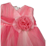 Aletta Abito Giromanica con Tulle Rosa per Neonata HP22226 ROSA ALETTA 