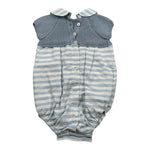 Juliana Pagliaccetto Mezza Manica Fantasia A Righe per Neonato 25169 AZZURRO POLVERE JULIANA 