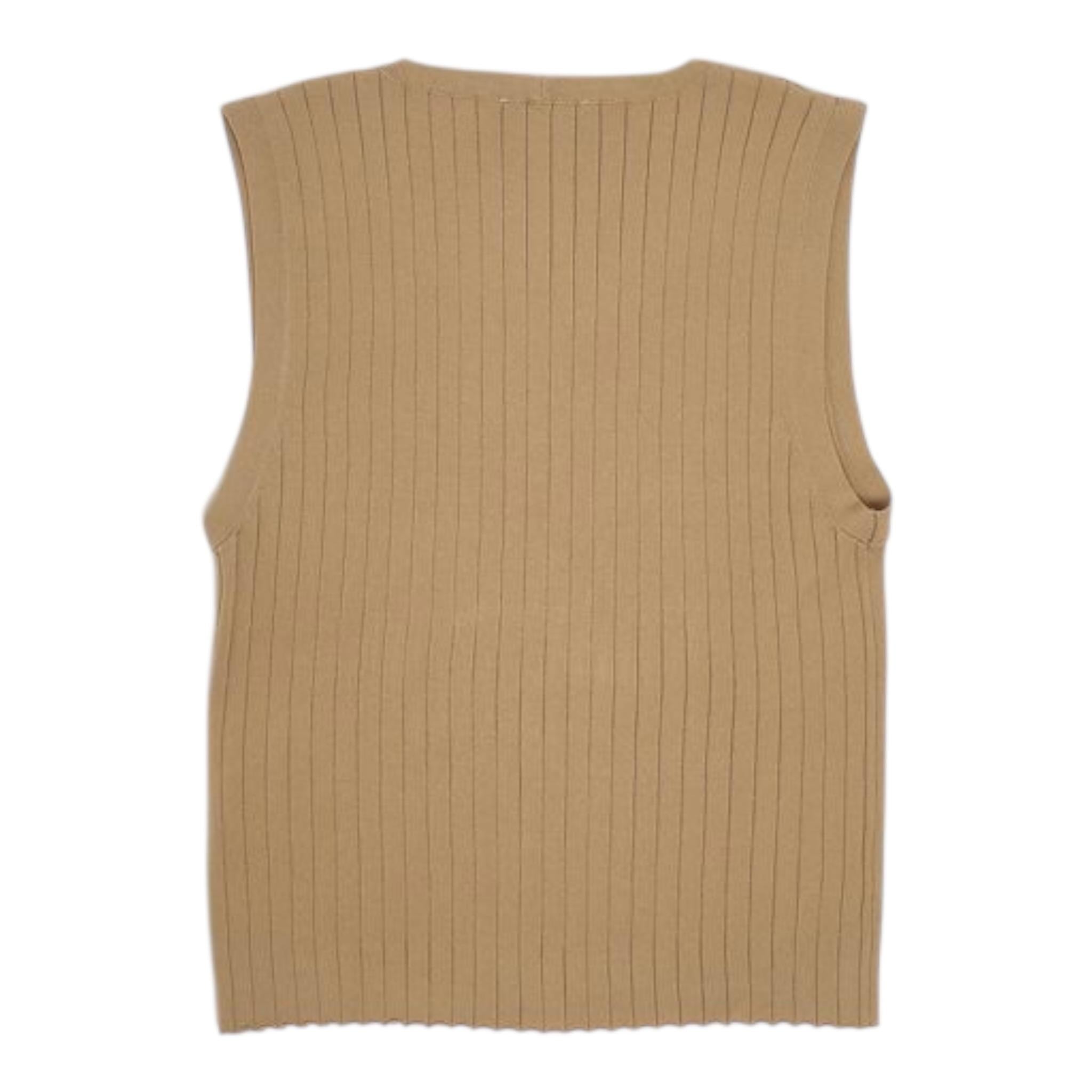 Twinset Canotta Tinta Unita con Logo per Bambina 251GJ3404 BEIGE TWINSET 