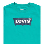 Levi'S T-Shirt Girocollo Tinta Unita con Stampa per Bambino 8E8157X VERDE LEVI'S 