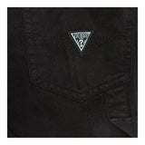 GUESS jeans tinta unita con logo Nero per Bambino L4YB02WE1L0 NERO GUESS 