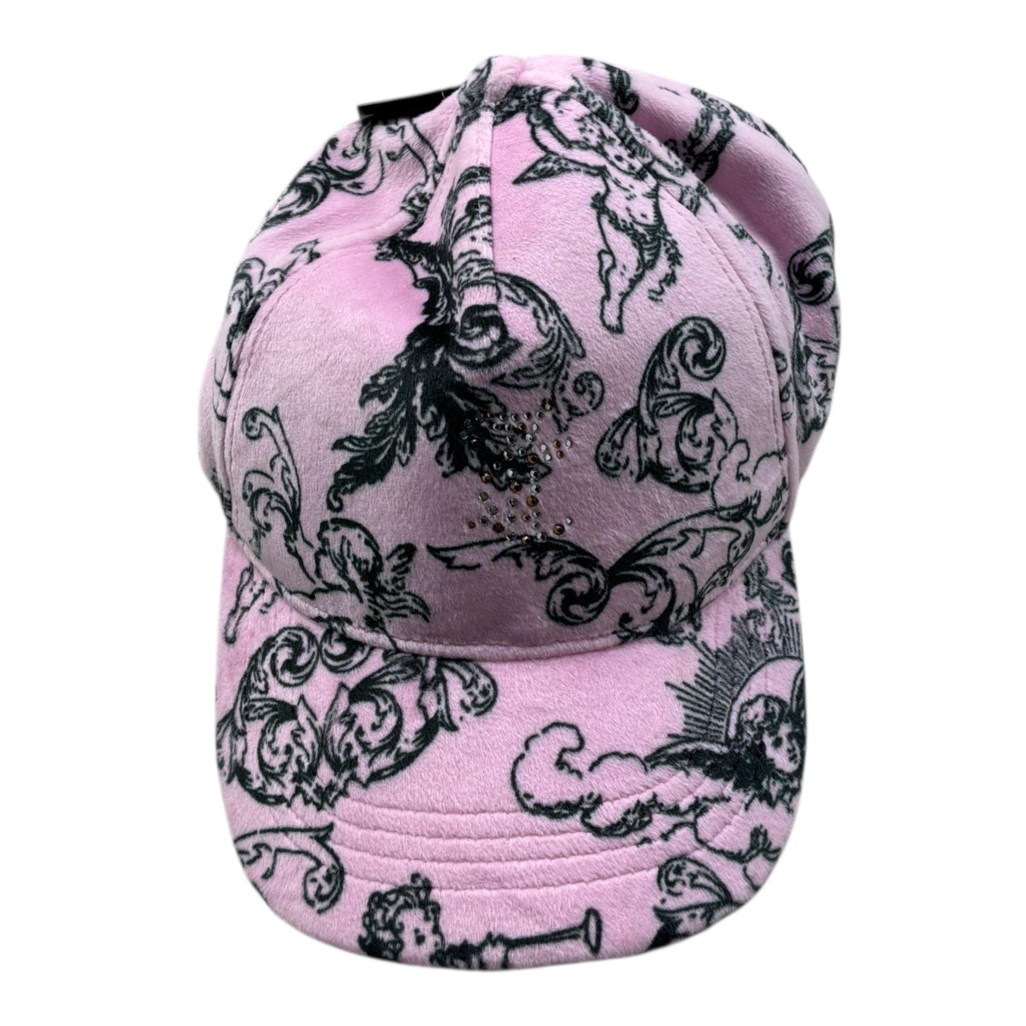 Juicy Couture Cappello Tinta Unita Modello Berretto con Stampa per Bambina JBX6533 ROSA JUICY COUTURE 