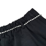 J'Aime' Short Tinta Unita Modello Gonna per Bambina JG413025SH NERO J'AIME' 