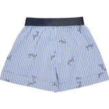 Liu Jo Short Tinta Unita con Fantasia A Righe per Neonata KA5143NXX AZZURRO LIU JO 